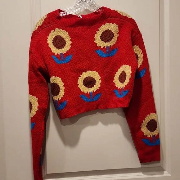 Grace Karin button up cropped cardigan Nwt - Picture 4 of 4